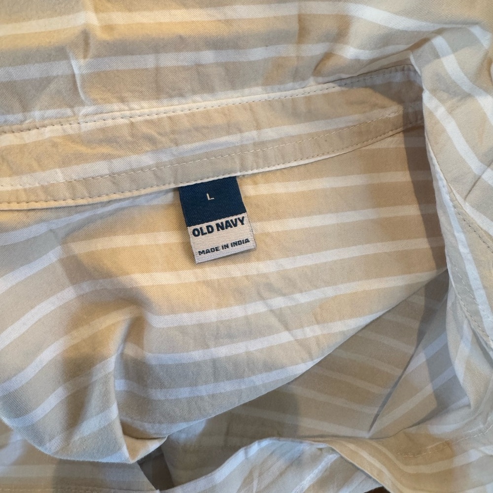 Striped White Shirt Dress - Picture 13 of 15